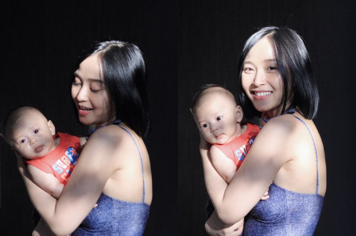 Penampilan natural Rinni Wulandari