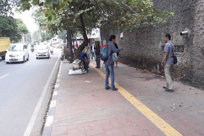 Lokasi ditemukannya kardus