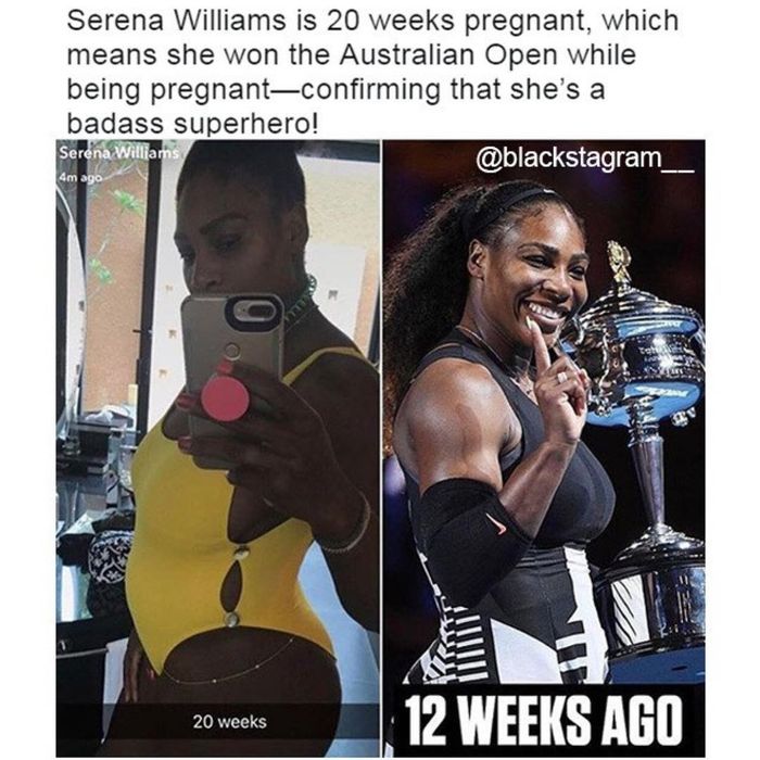 Serena Williams saat memenangkan Australian Open