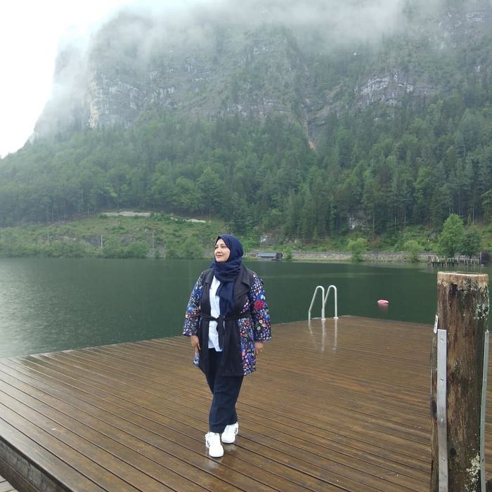 Gaya kasual Fenny Bauty