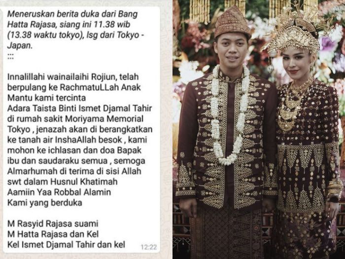 Adara Taista Dikabarkan Tutup Usia