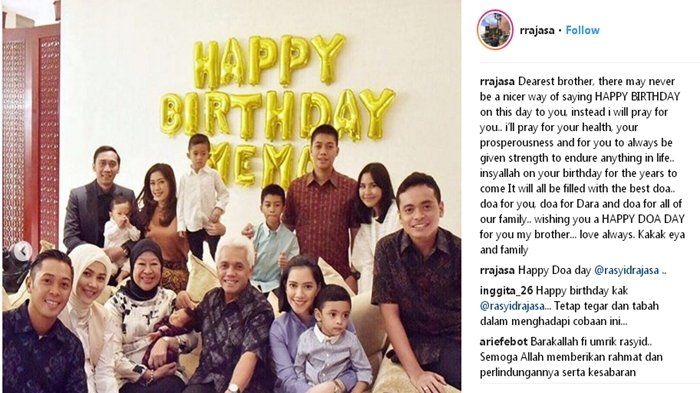 Ucapan ulang tahun untuk Rasyid Rajasa dari Reza Rajasa