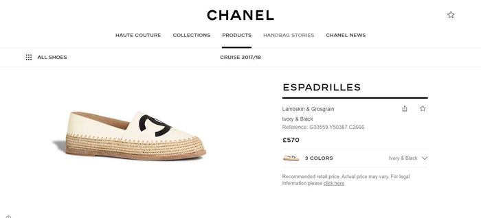 Chanel Espadrilles