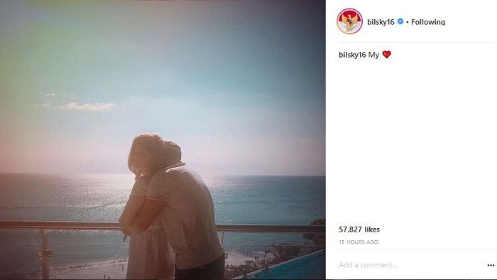 Postingan mesra Billy Syahputra dengan Hilda Vitria