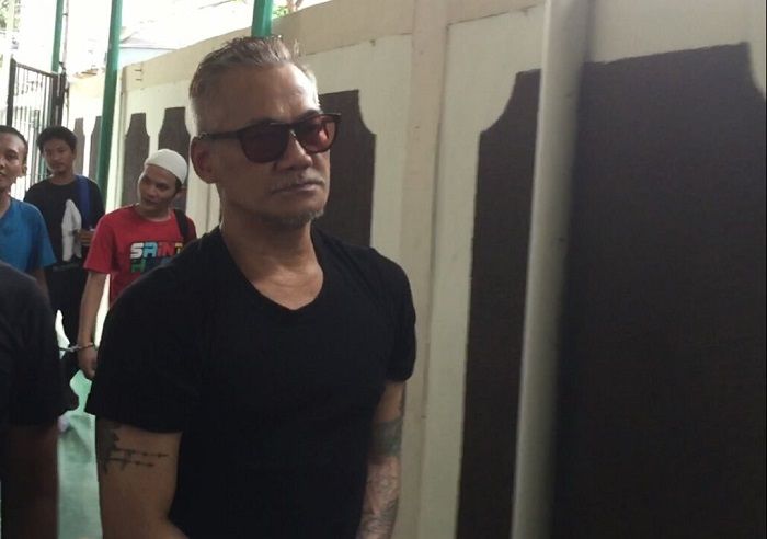 Tio Pakusadewo saat dijumpai Grid.ID di Pengadilan Negeri Jakarta Selatan, Senin (28/5/2018).