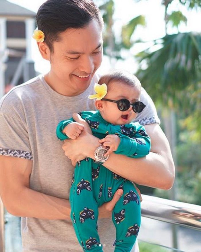 Harvey Moeis dan putranya, Raphael Moeis