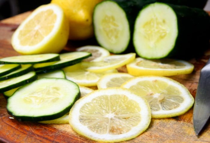 Masker mentimun dan lemon