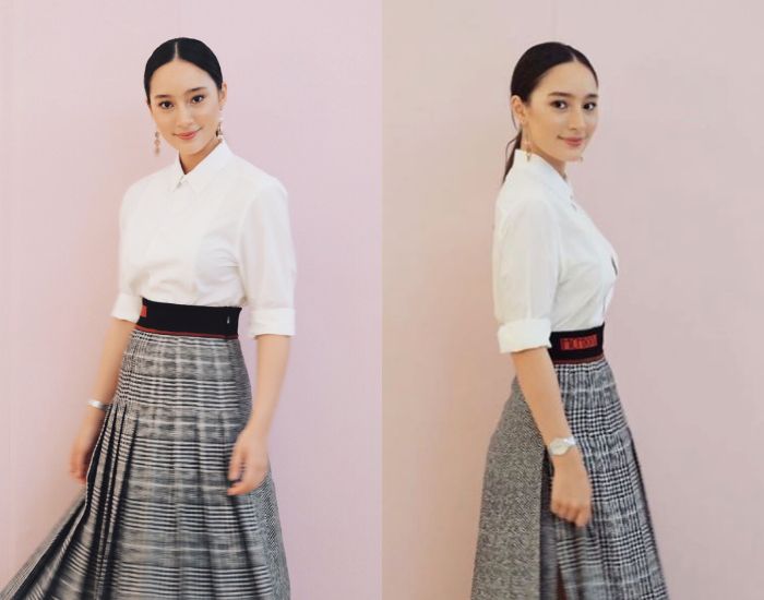 Tatjana Saphira sering tampil dengan makeup flawless