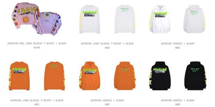 koleksi fashion dari Kanye West dan Kim Kardashian