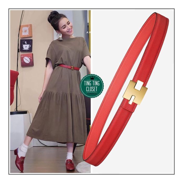 Eileen Buckle Belt by Hermes