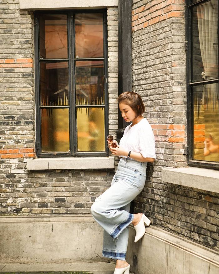 Tampil kasual di Shanghai