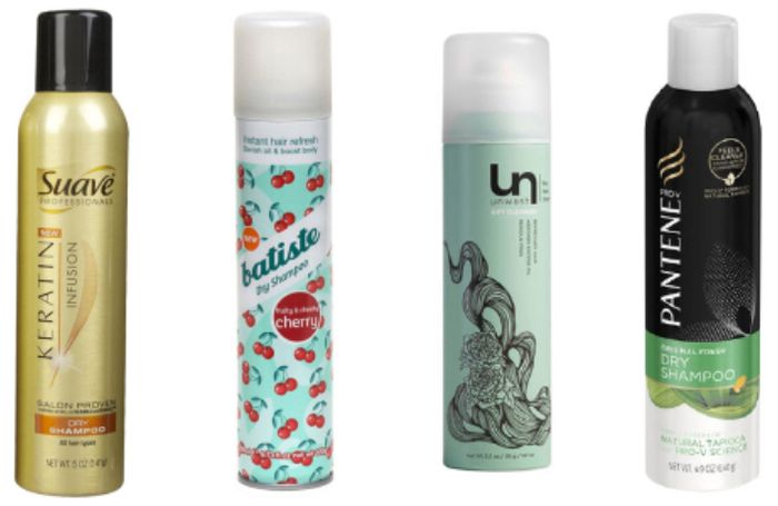 contoh produk dry shampoo