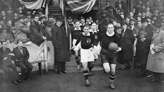 'Wunderteam' Austria pada 1932, sebelum dipaksa bergabung dengan regu Jerman.