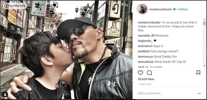 Unggahan Deddy Corbuzier