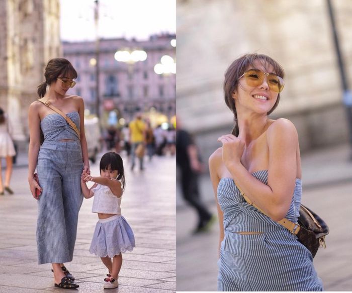 Gisel terlihat layaknya ABG kekinian dengan busana model jumpsuit