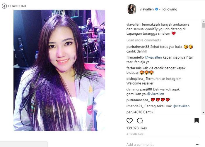 Postingan Via vallen