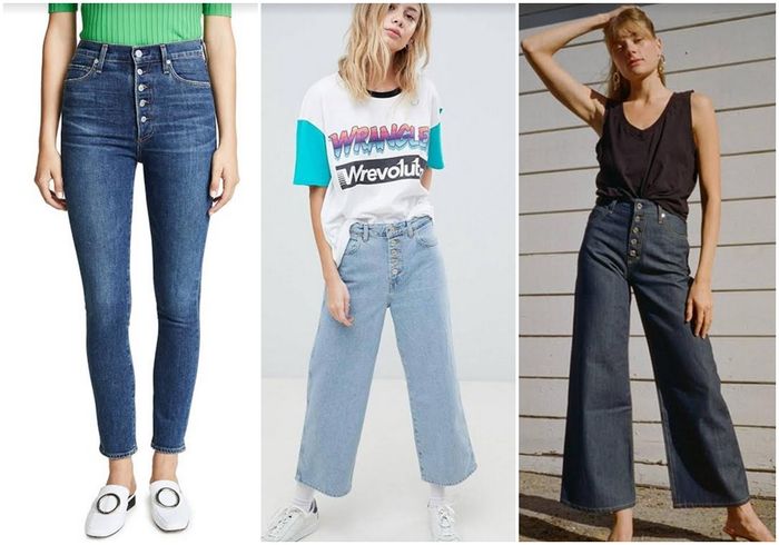 Ini dia model celana jeans button up yang lagi hits di kalangan fashionista.