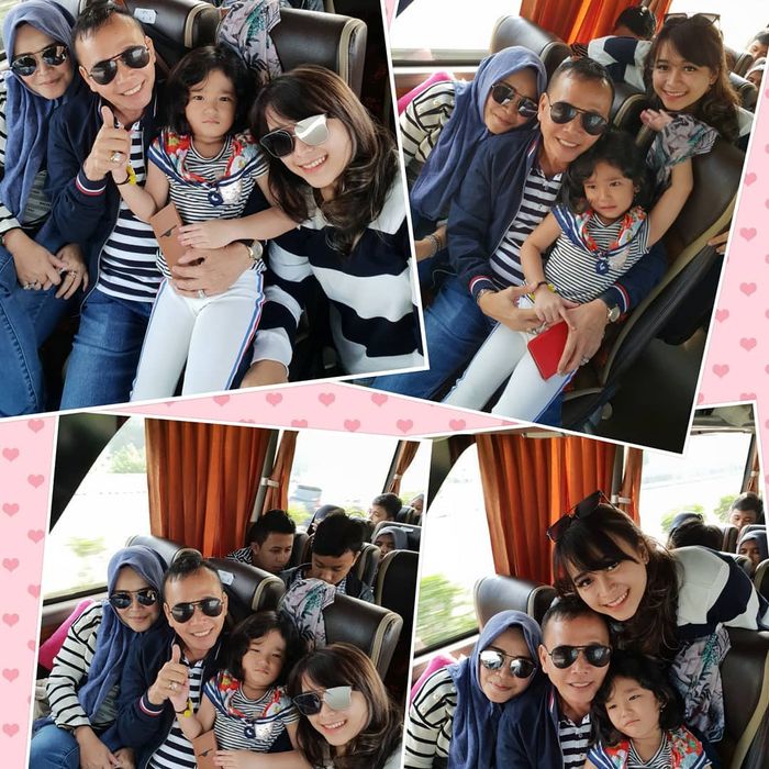 Keseruan keluarga Ayu Ting Ting berlibur bersama, sayangnya Bilqis menunjukkan wajah betenya. Kenapa?