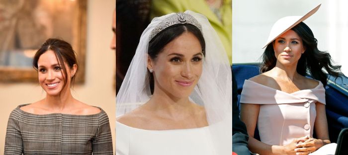 Meghan Markle populerkan tren dres berpotongan boat neck