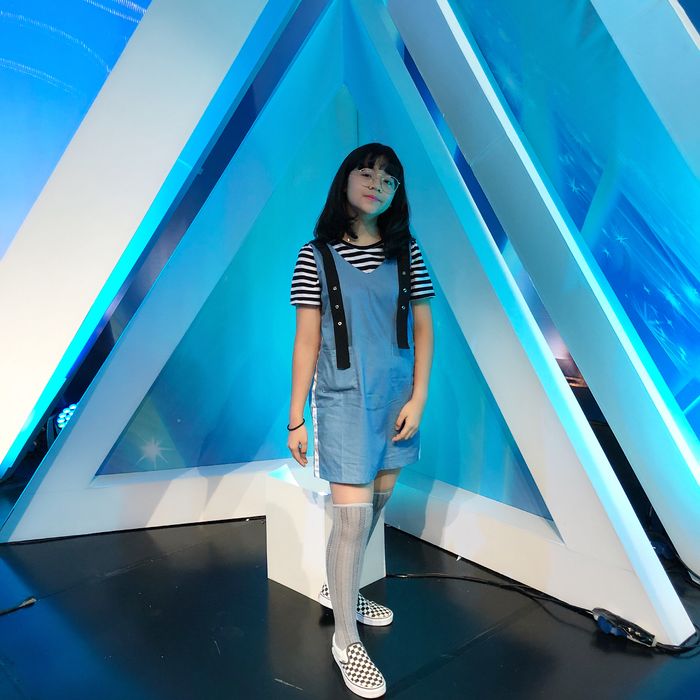 Gaya busana Cinta Kuya