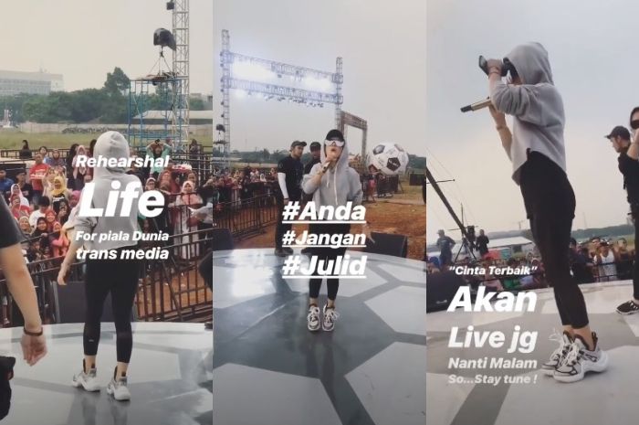 Syahrini kenakan ugly shoes dengan harga jutaan rupiah