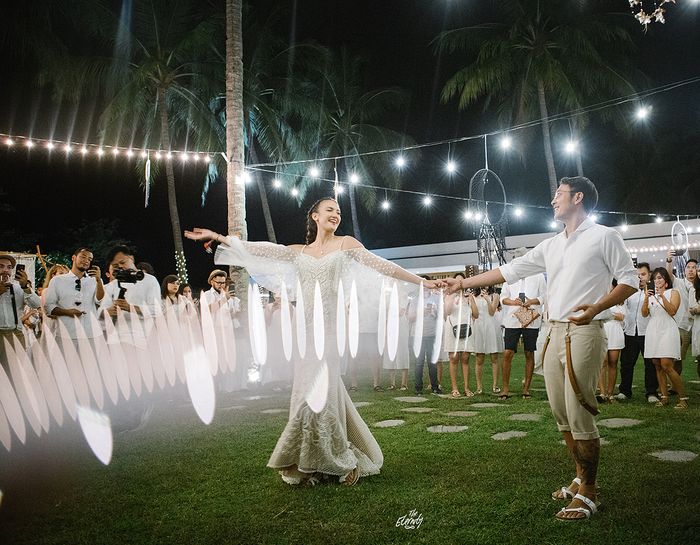 Dimas Anggara dan Nadine Chandrawinata gelar resepsi yang sederhana