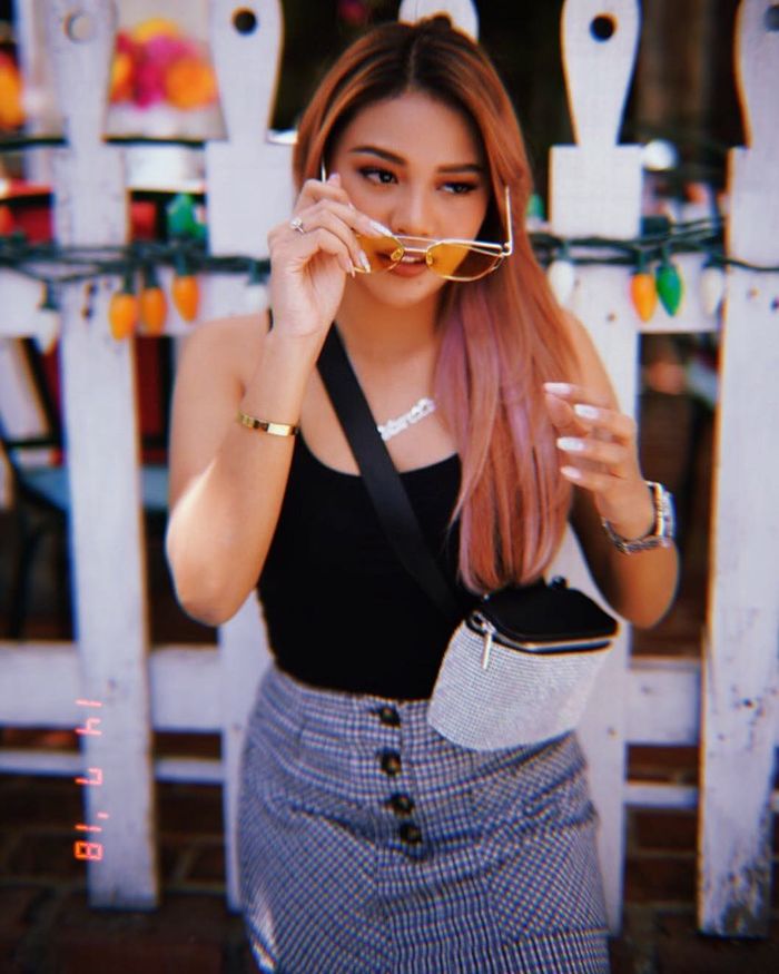 Penampilan Aurel yang up to date