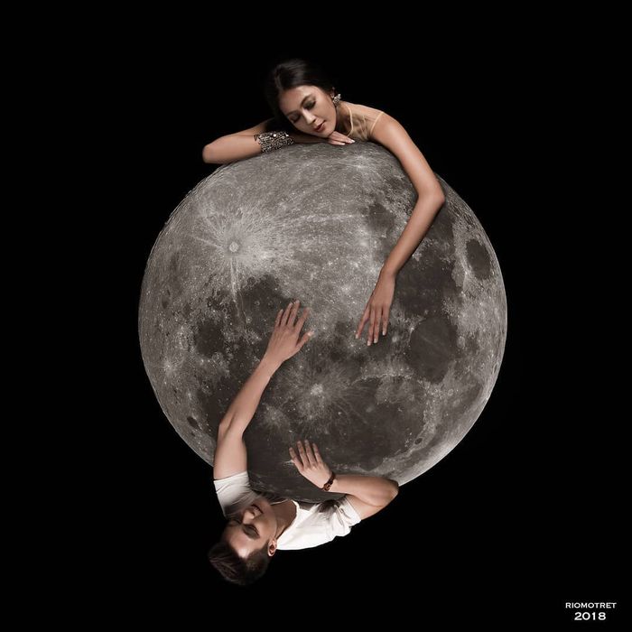 Baim Wong dan Paula Verhoeven saat lakukan prewedding