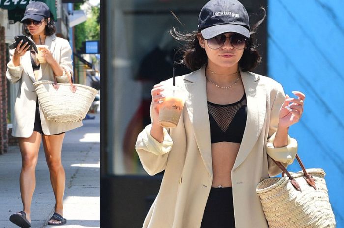 Penampilan kece ala Vanessa Hudgens usai berolahraga