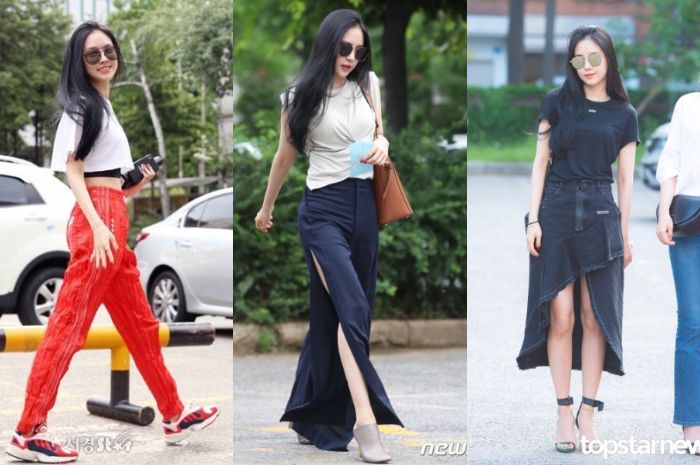 Naeun yang Kerap Terlihat Modis dan Seksi