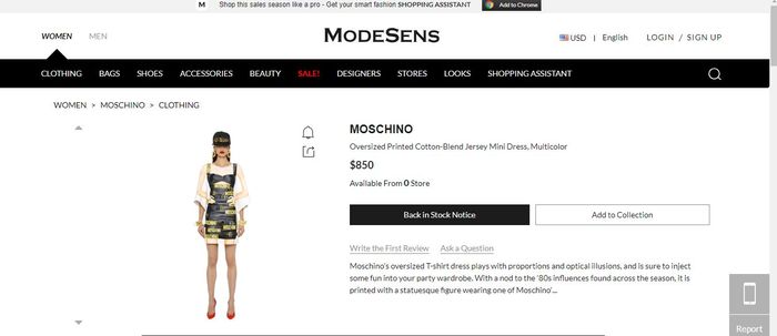 Oversized Printed Cotton-Blend Jersey Mini Dress, Multicolor