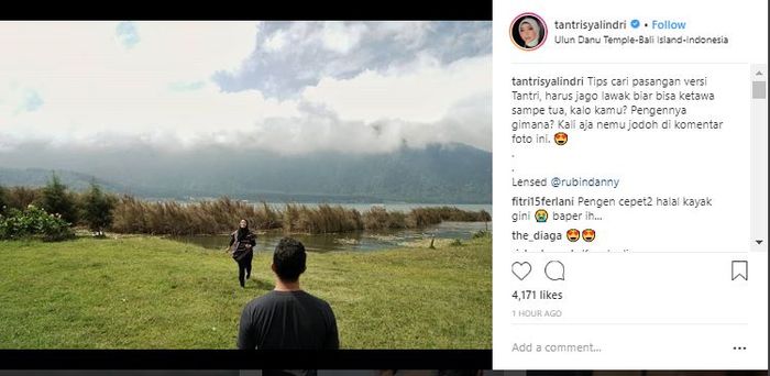 Tantri Syalindri bagikan tips mencari pasangan hidup.