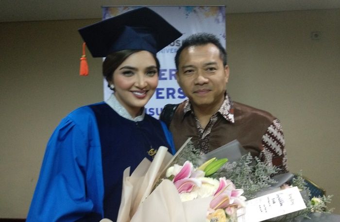 Ashanty dan Anang Hermansyah saat Grid.ID temui di Jakarta Convention Center, Jakarta Pusat, Rabu (1