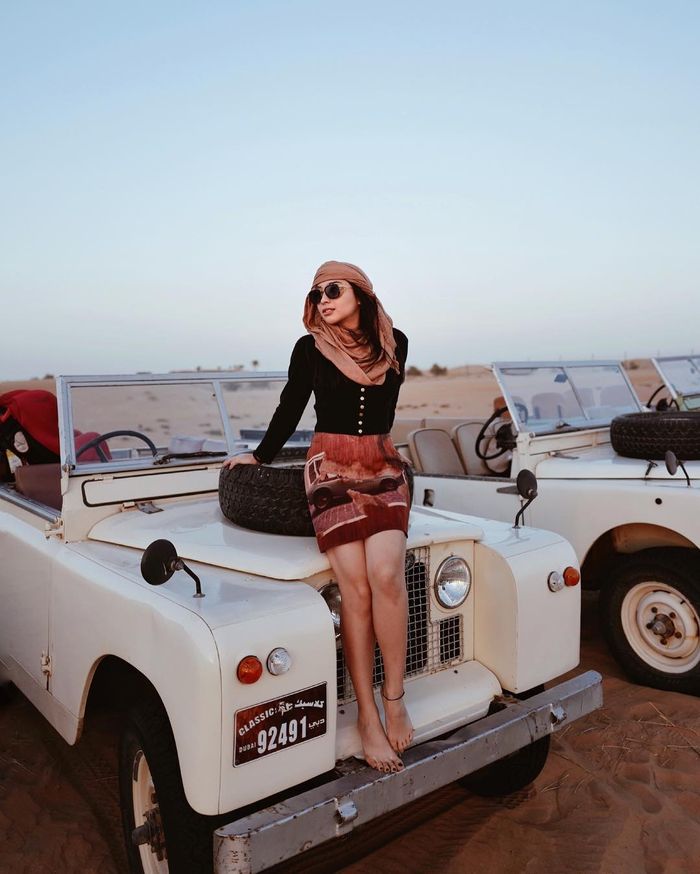 Potret Nikita Willy di Dubai