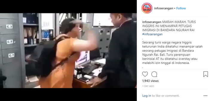 Peristiwa ini viral di media sosial