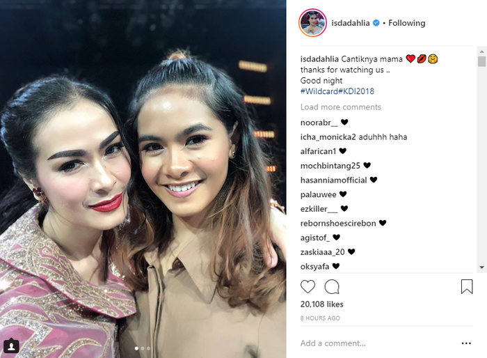 Iis Dahlia dan putrinya, Salshadilla