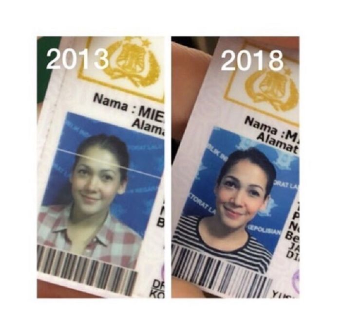 Foto SIM Mieke Amalia