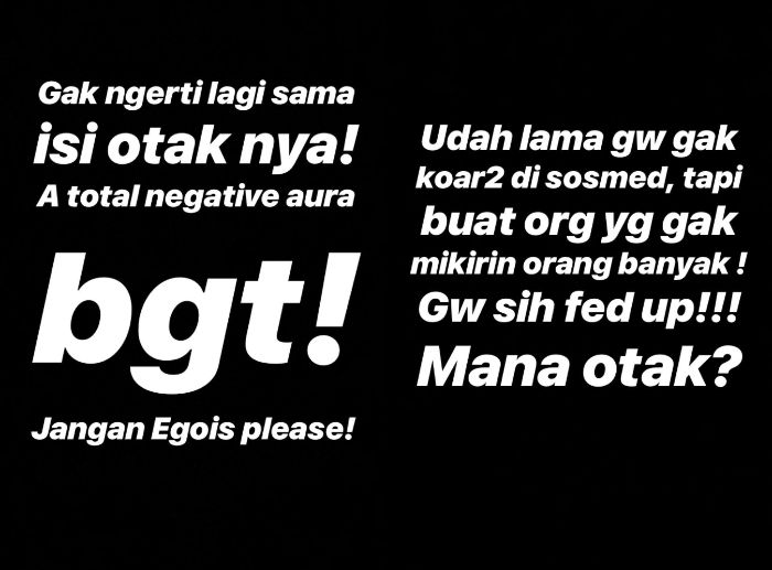 Robby Purba tunjukkan kekesalannya di media sosial.