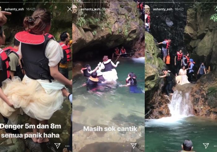 Postingan Ashanty sebelum pemotretan