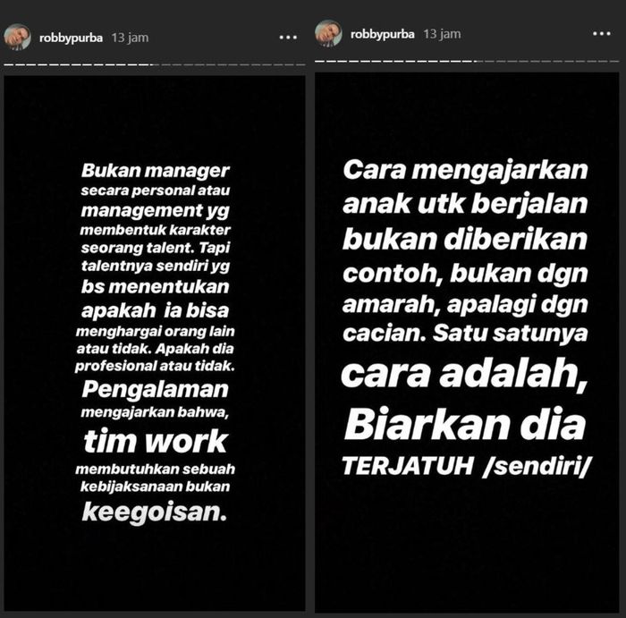 Unggahan Robby Purba