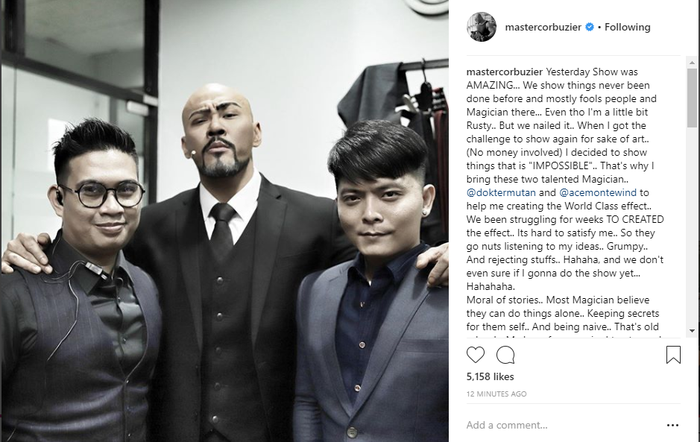 Postingan Deddy Corbuzier