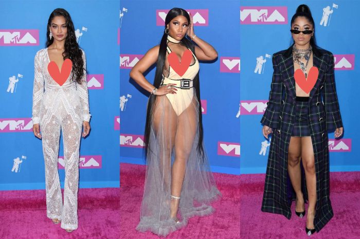 VMA dihadiri penyanyi dengan busana seksi dan terbuka