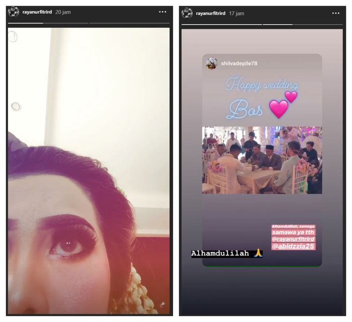 Instastory Raya Kitty