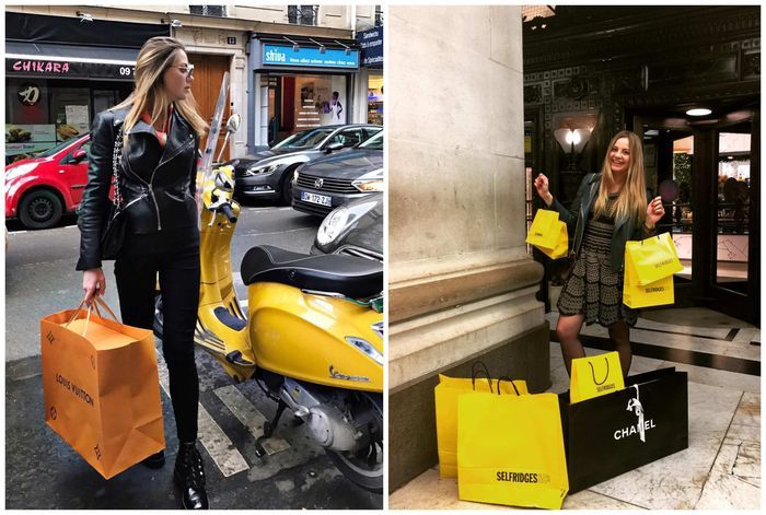 Julia punya koleksi barang bermerek yang sangat banyak