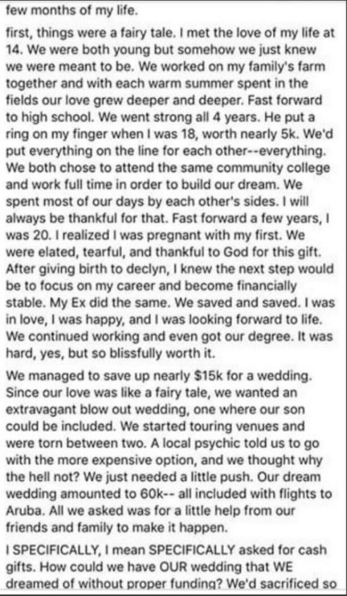 Tangkap layar postingan Susan yang diunggah kembali oleh MumsNet