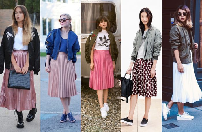 Rok plisket dan bomber