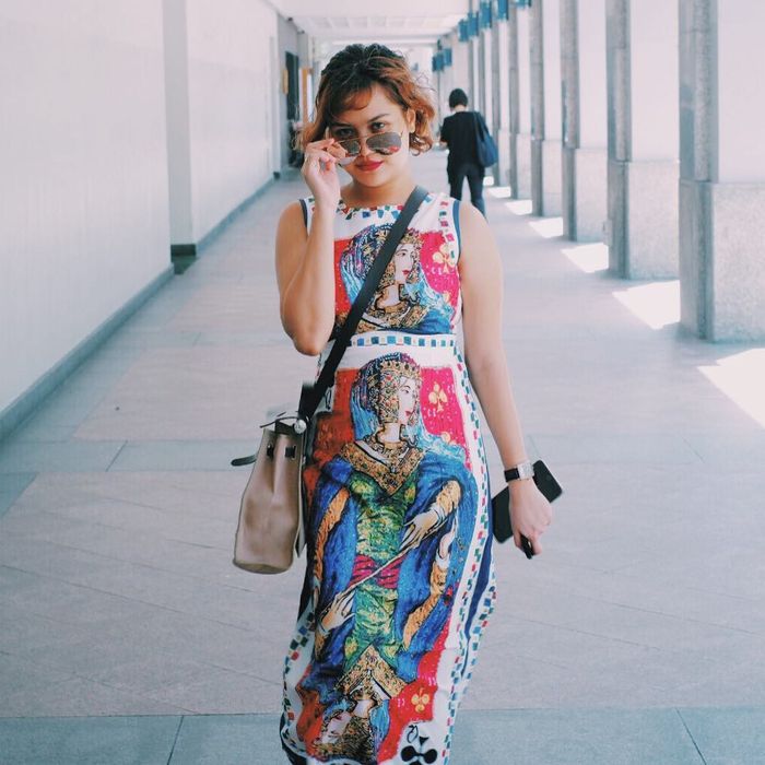 Mytha Lestari tampil dengan perut langsing pasca sebulan lahiran