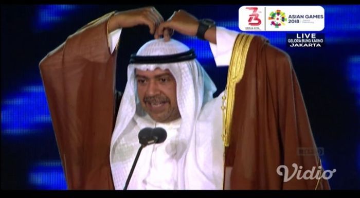 Presiden Dewan Olimpiade Asia (OCA), Syeikh Ahmad Al Fahad Al Sabah