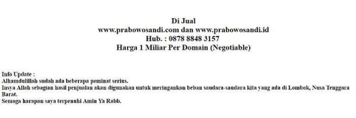 Domain Prabowo Sandi