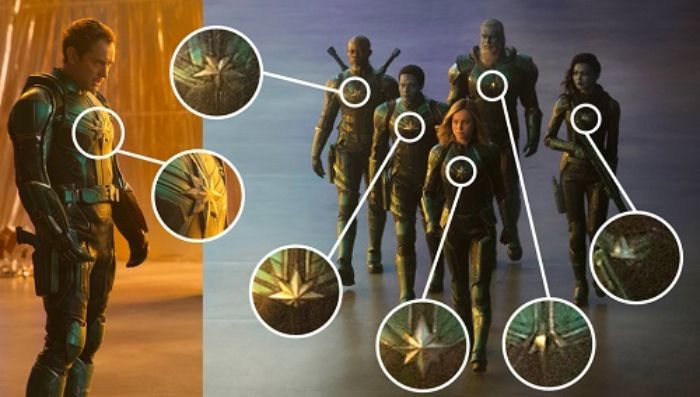 Perbedaan Simbol di Seragam Captain Marvel
